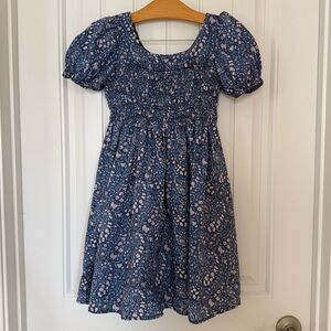 J.Crew Girls Liberty® Bourton Bloom Smocked Squareneck Dress Size 8